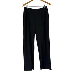 A461495 ATTITUDES BY RENEE Global Illusions Wide Leg Pants Black Petite 3X